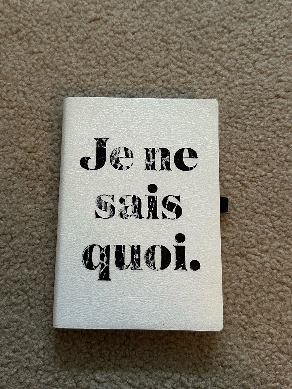 White notebook